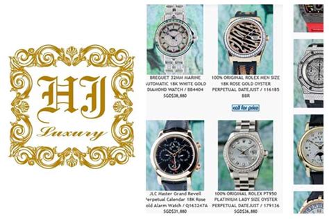 HJ Luxury Watches Singapore – Sales & Servicing Used Rolex .